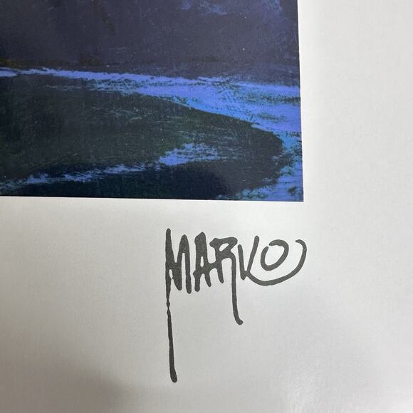 Marko Mavrovich Art Signed Lithograph and Certificate of Authenticity - Picture 4 of 6